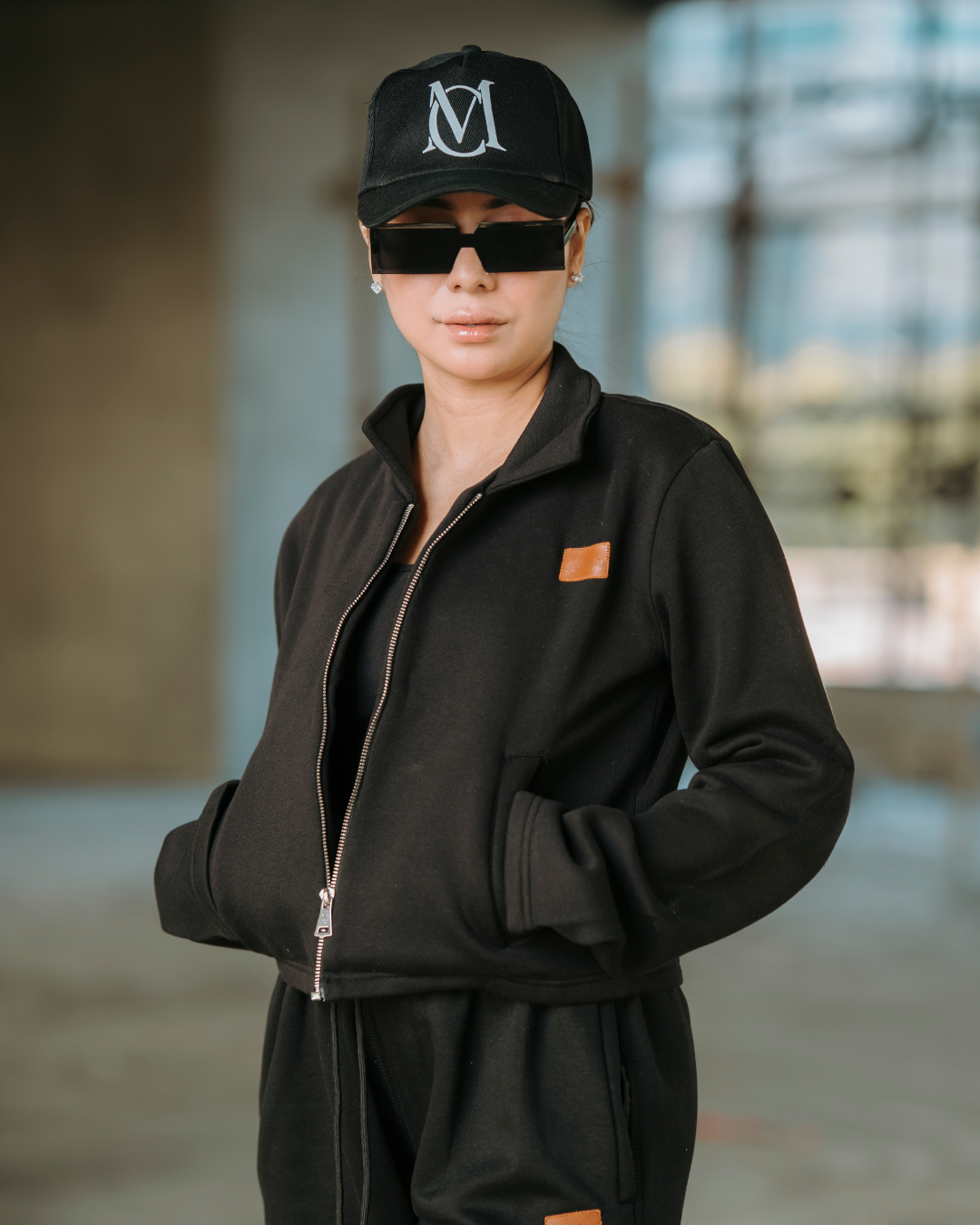 Black Fleece Zip Jacket