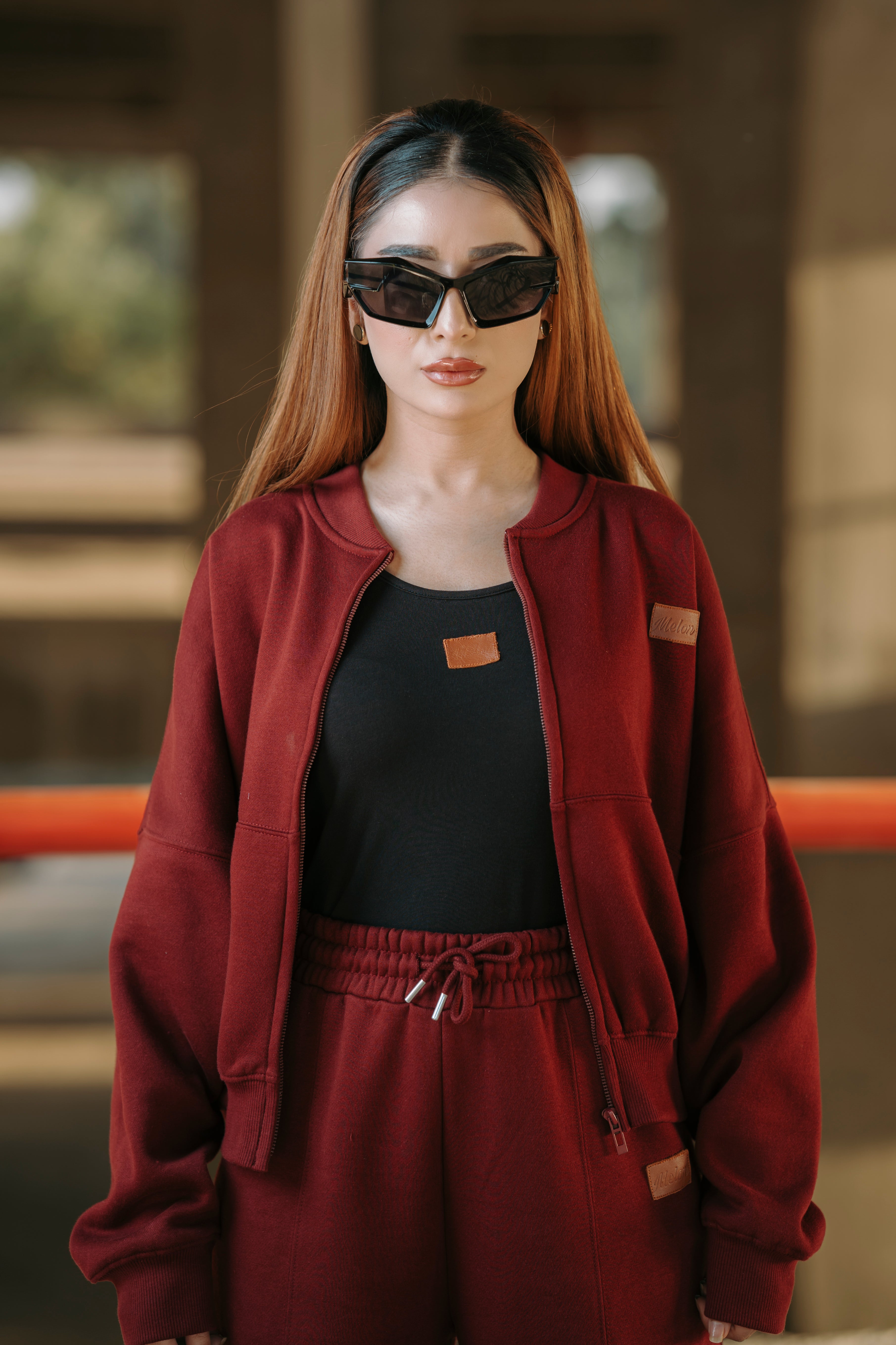 Classic Mehroon Fleece Tracksuit