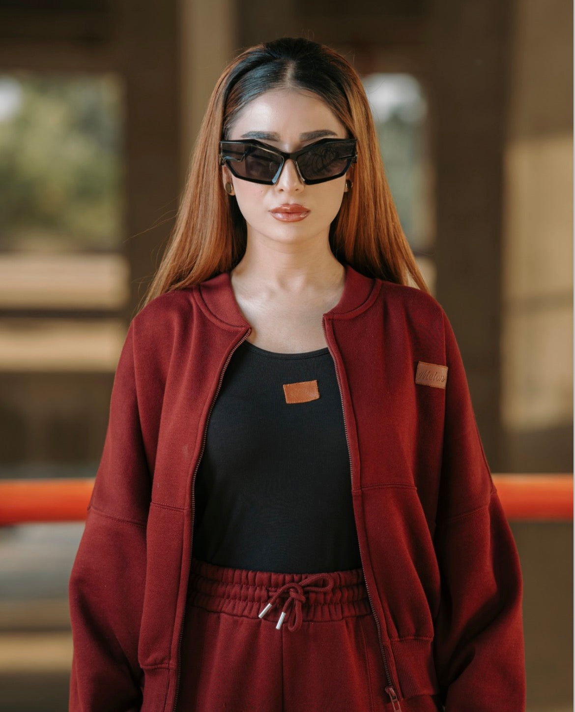 Classic Mehroon Fleece Tracksuit