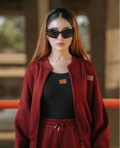 Classic Mehroon Fleece Tracksuit