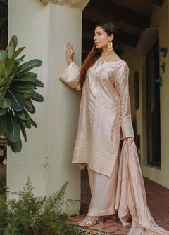 Blush Pink Embroidered