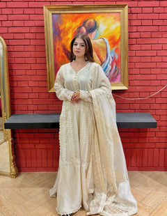 Noor e Ivory 2 Piece silk