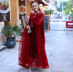 3 pcs Dark Red