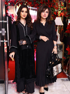 2 pcs Black Long Frok