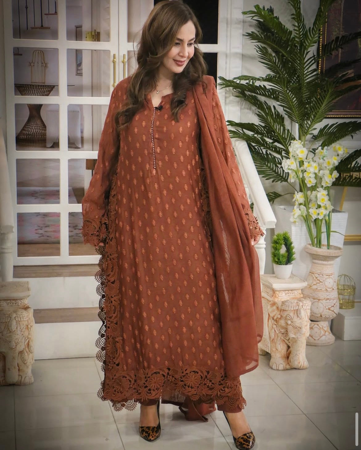 3  pcs Fancy Brown