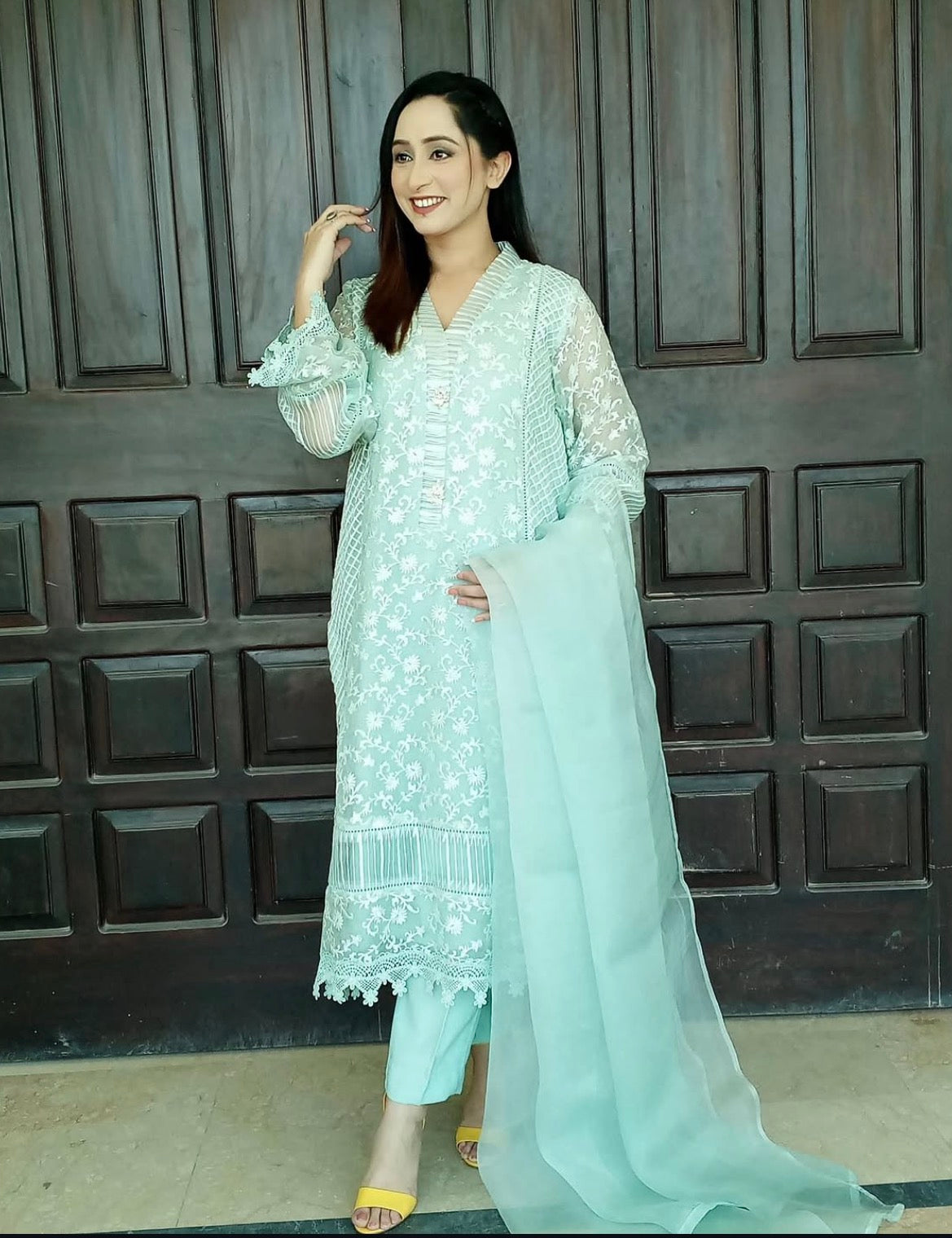 3 pcs Sea Green