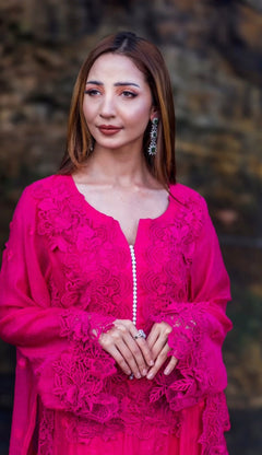 3 pcs Dark Pink Fancy