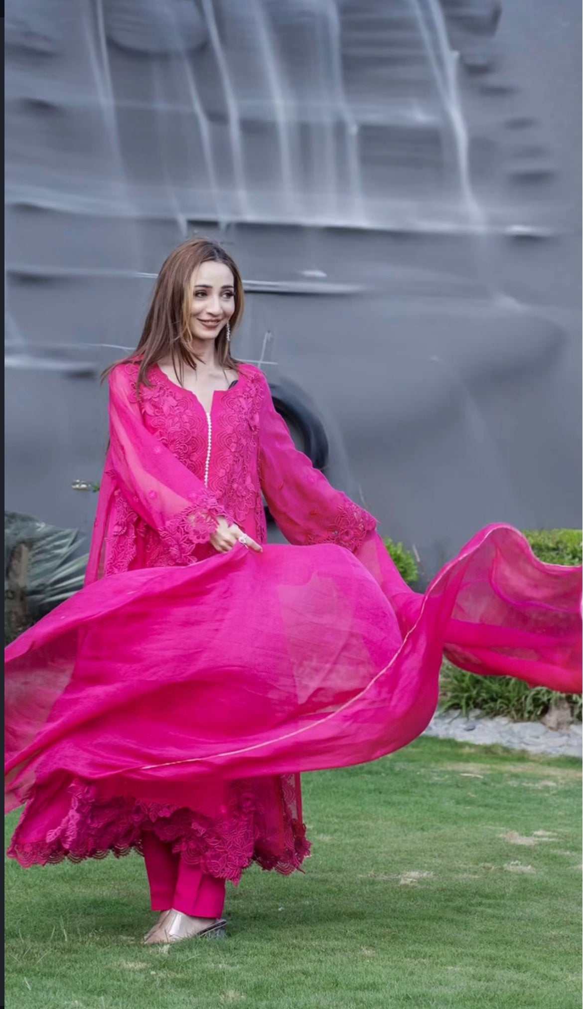 3 pcs Dark Pink Fancy