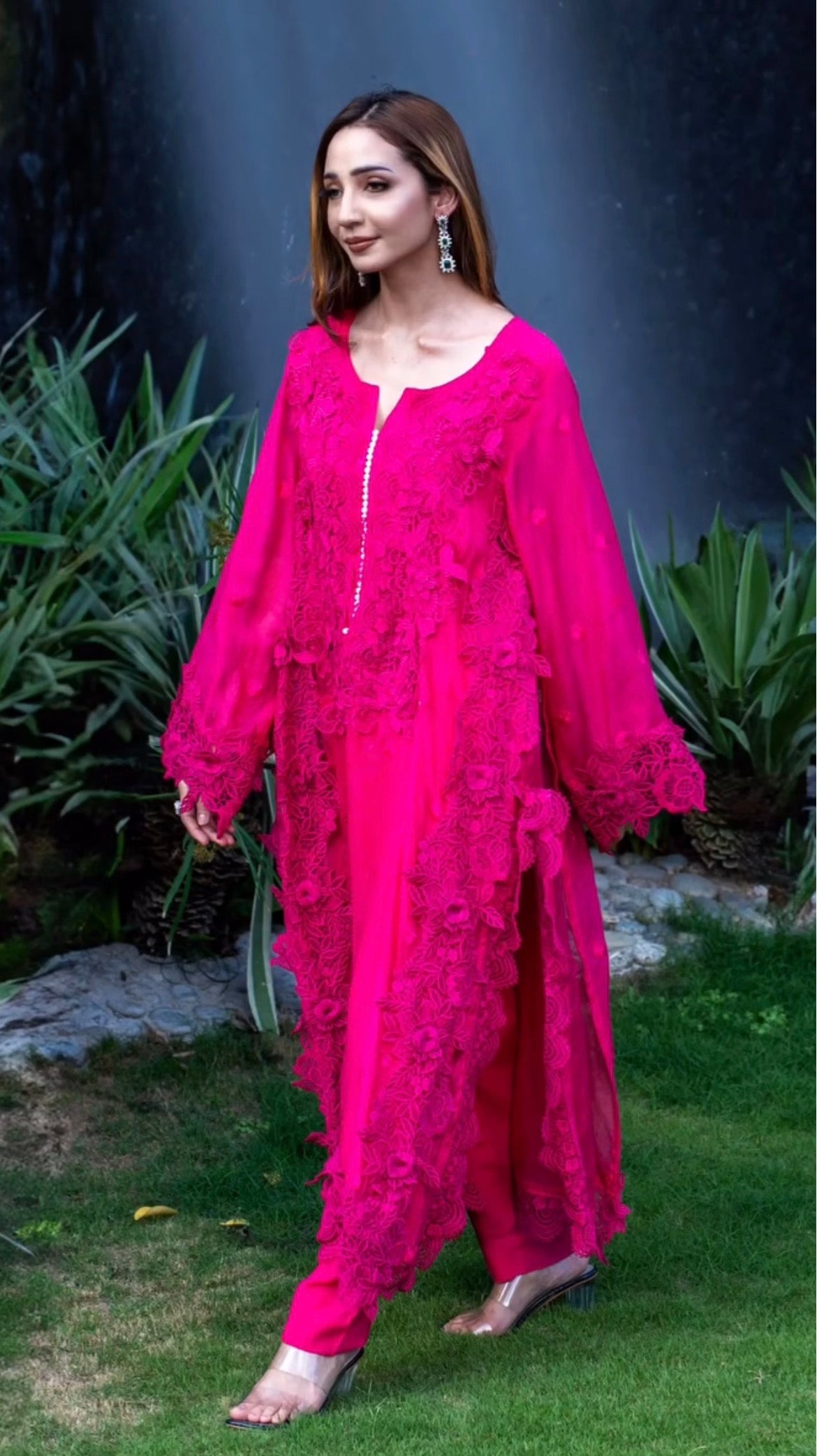 3 pcs Dark Pink Fancy