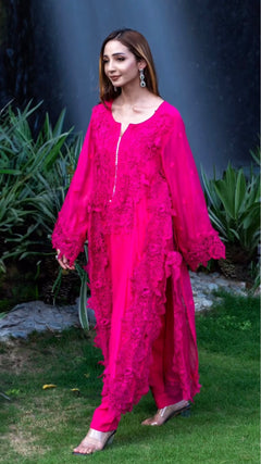 3 pcs Dark Pink Fancy