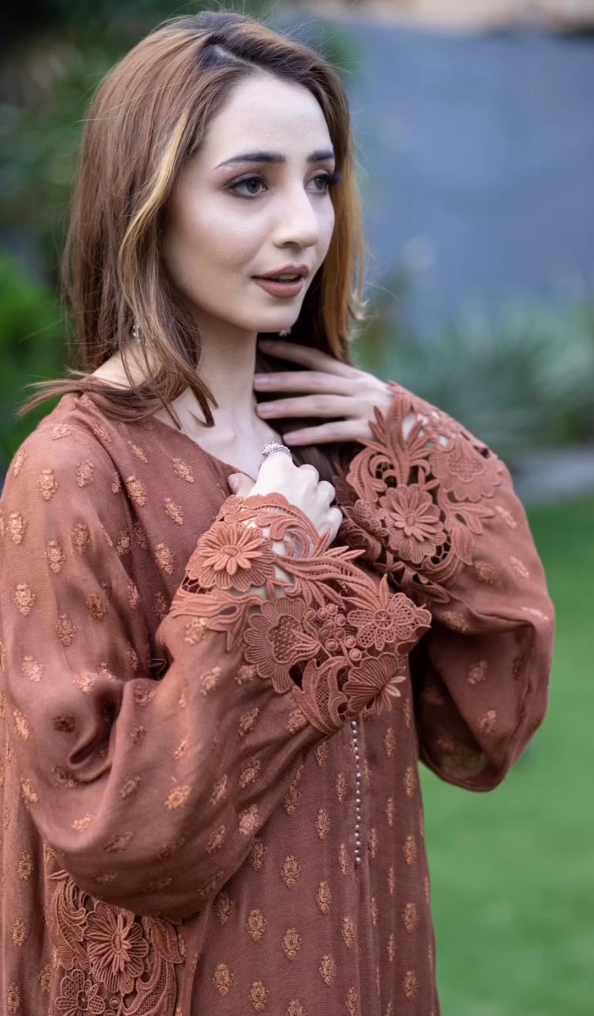 3  pcs Fancy Brown