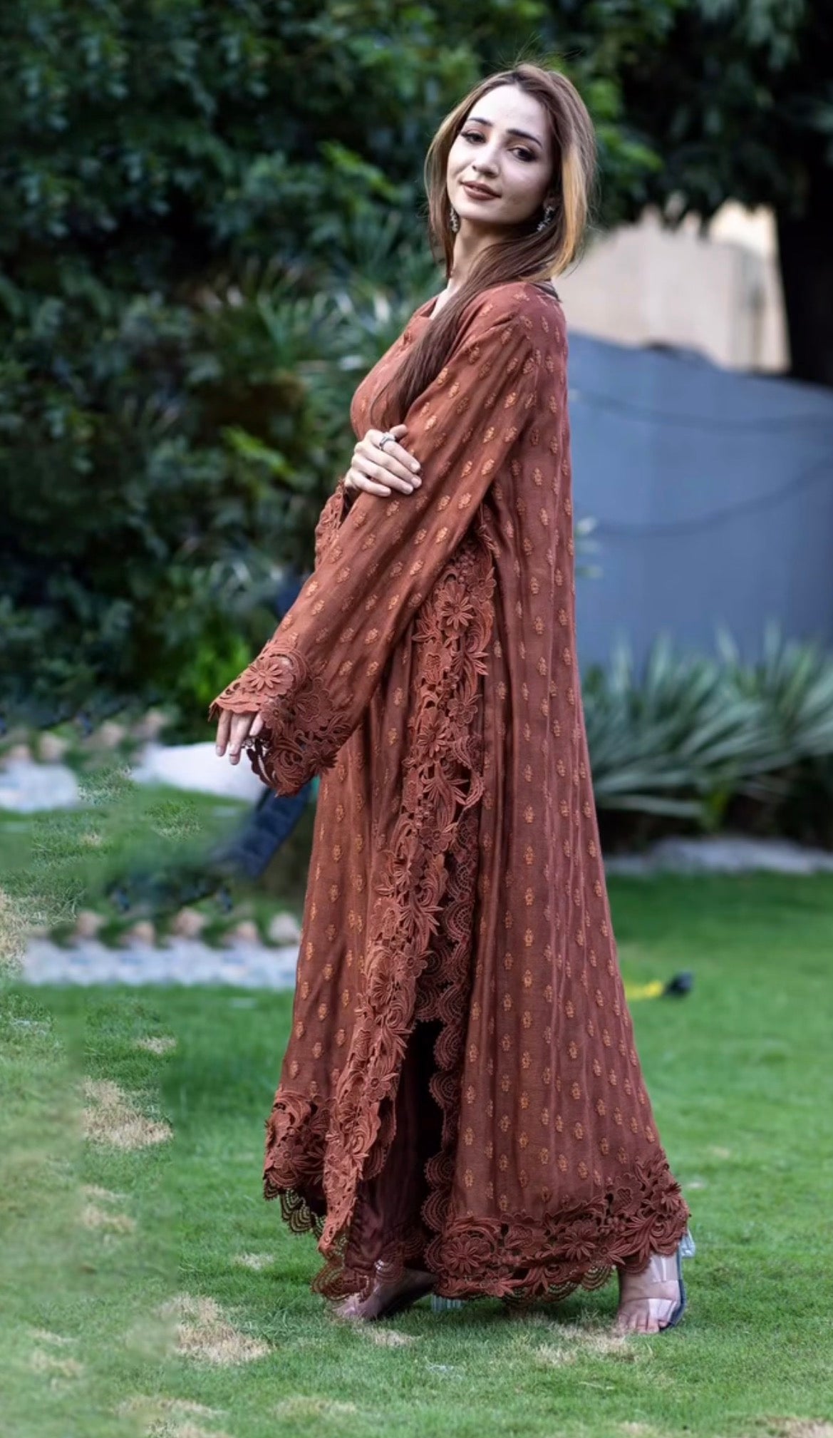3  pcs Fancy Brown