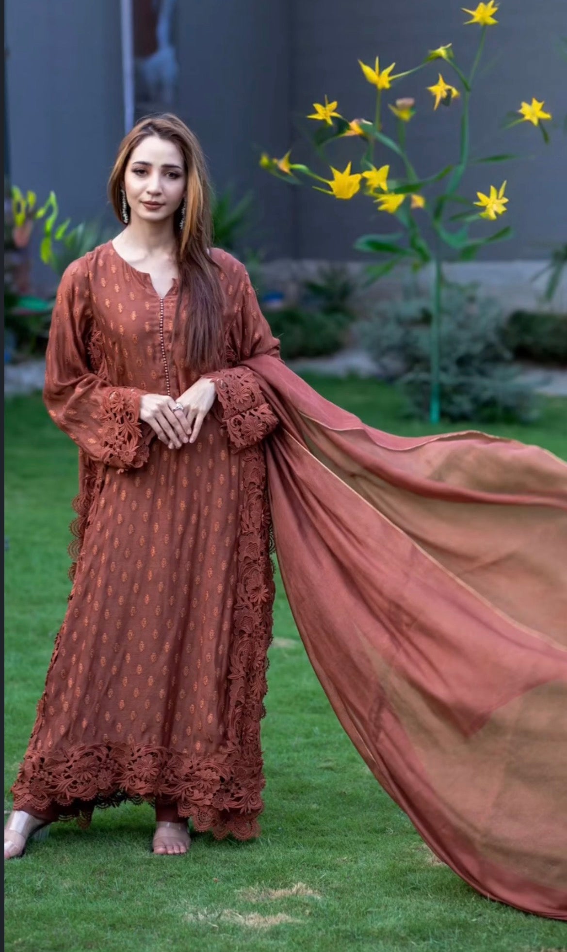 3  pcs Fancy Brown