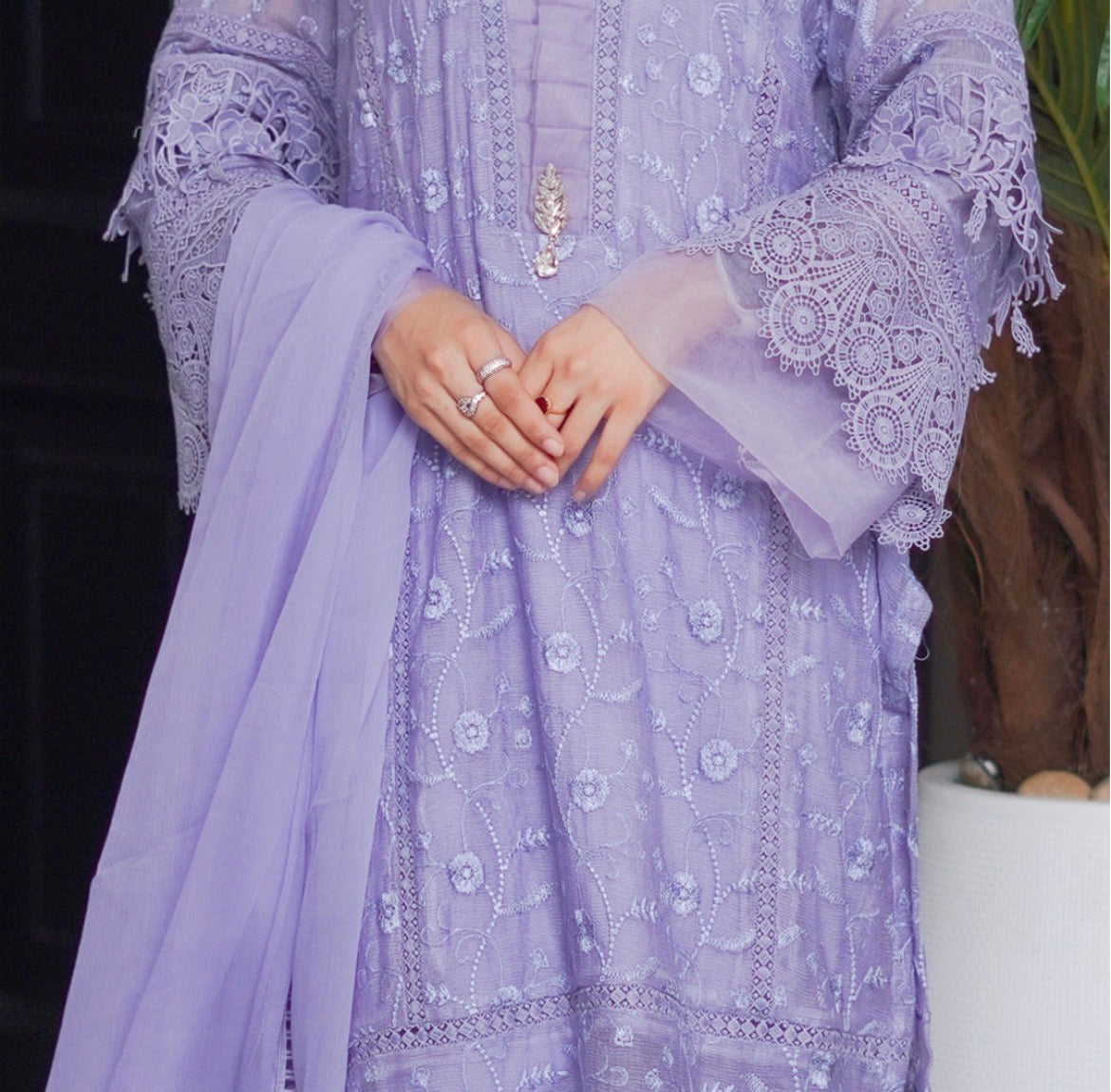 3 pcs Light Purple AM Suit