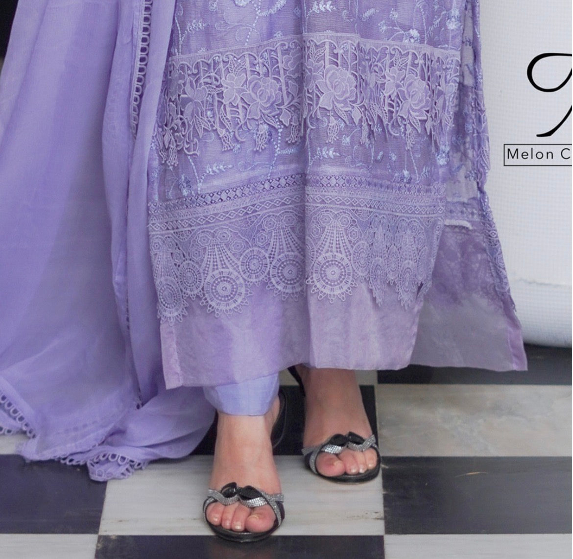 3 pcs Light Purple AM Suit