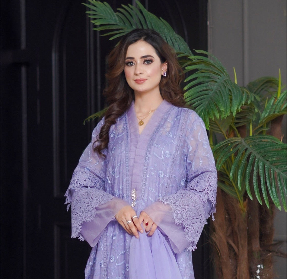3 pcs Light Purple AM Suit