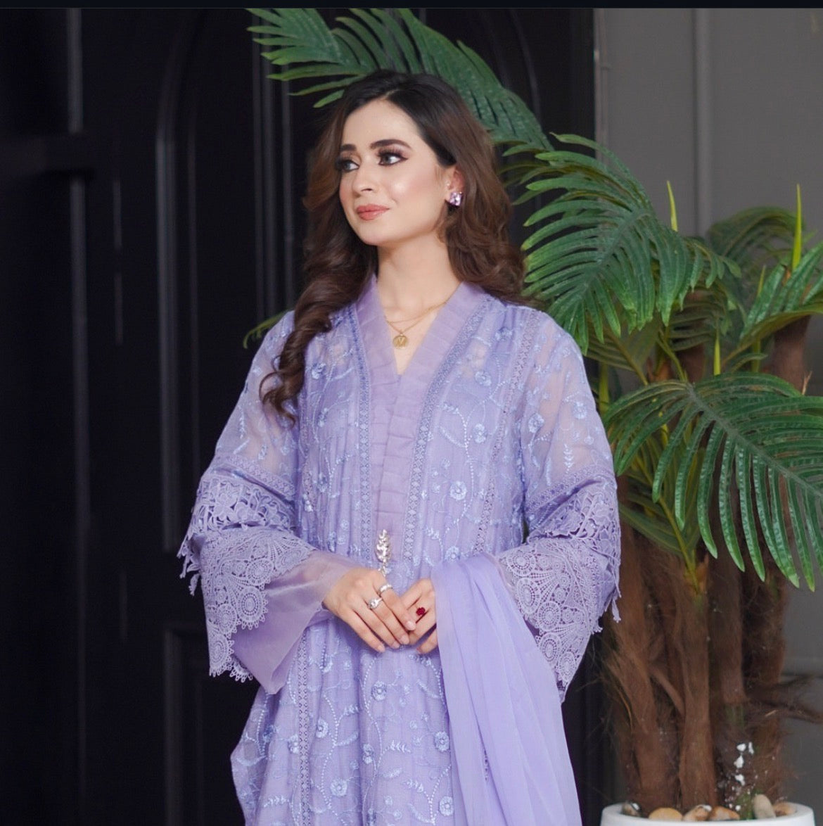 3 pcs Light Purple AM Suit