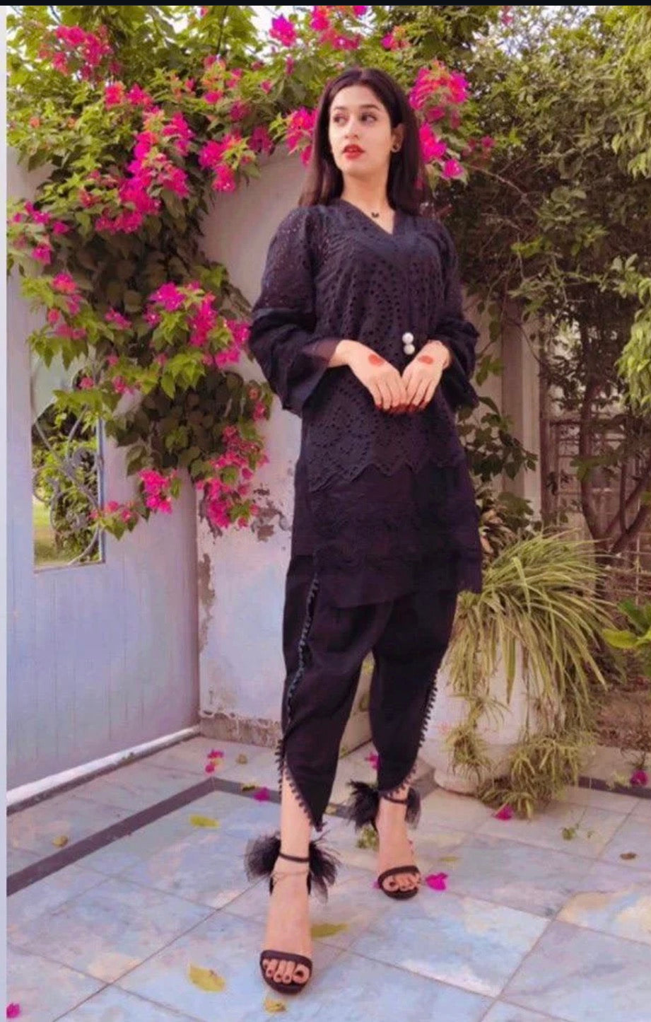 3 pcs Fancy Black