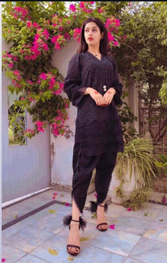 3 pcs Fancy Black