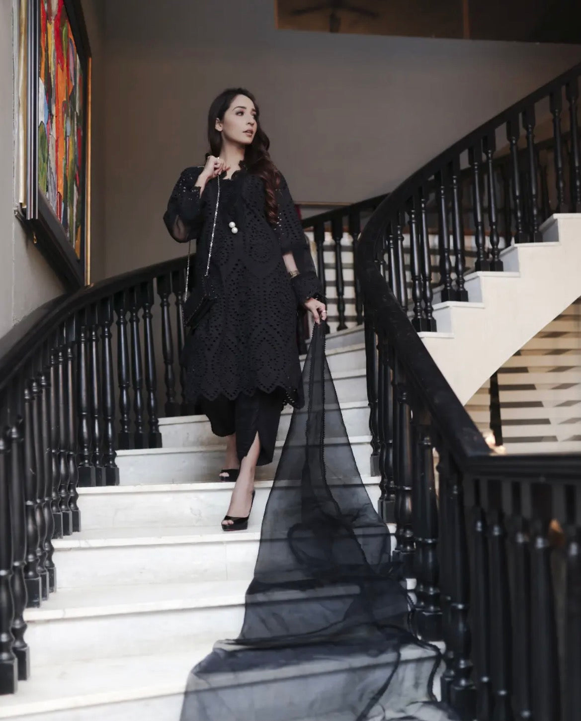 3 pcs Fancy Black