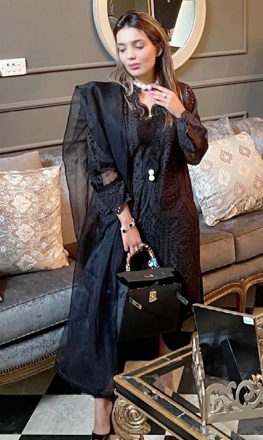 3 pcs Fancy Black Suit