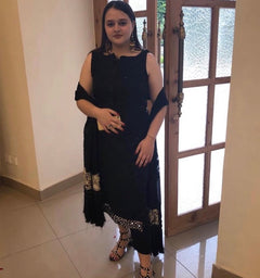 3 pcs Black Sleeveless