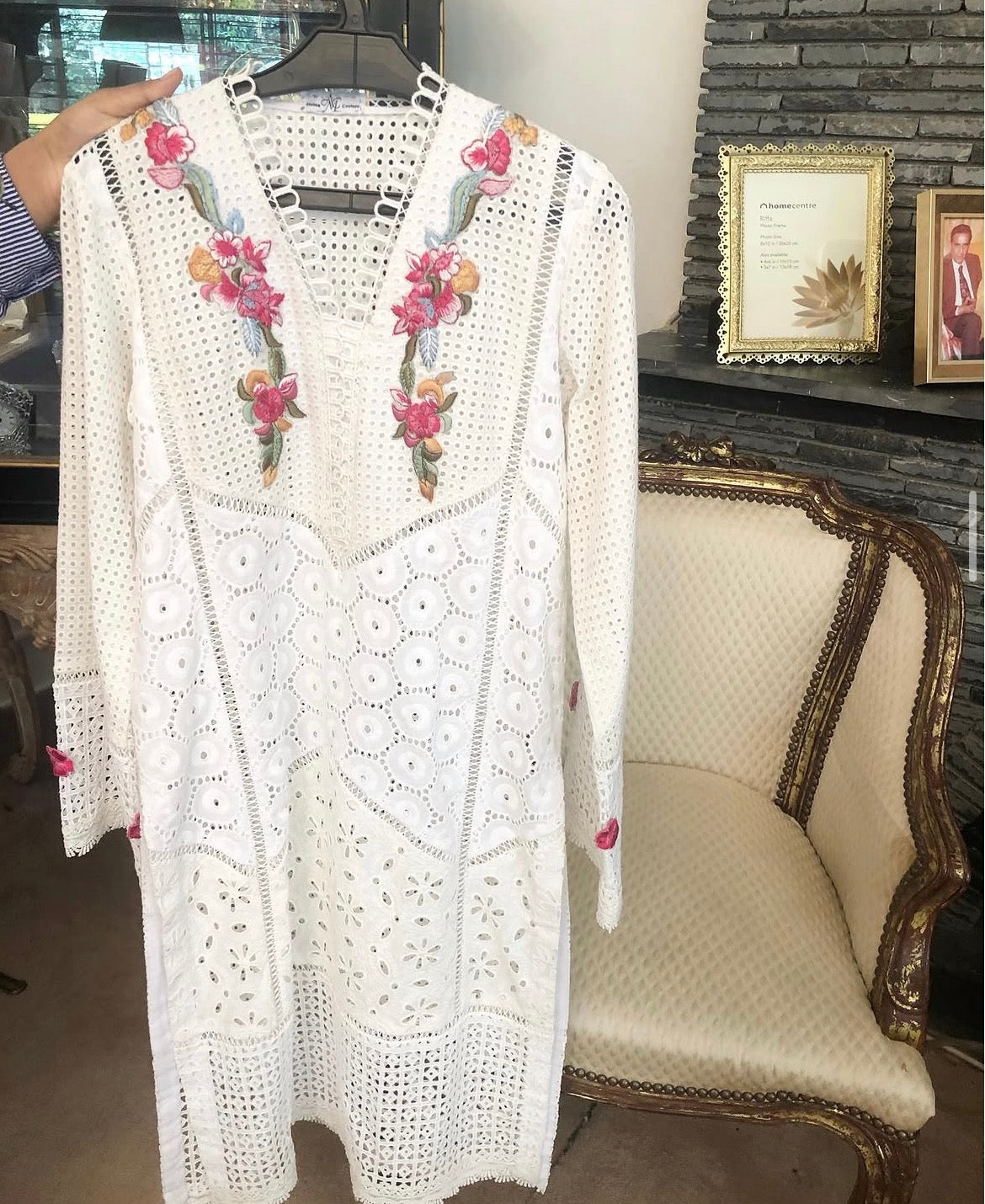 White Stiched Shirt