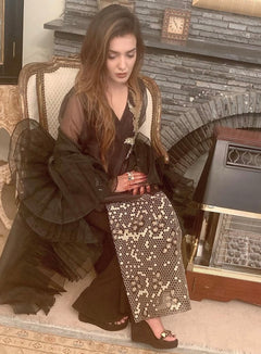 3 pcs Black Fancy