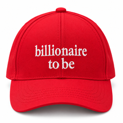 Gen Z Embroidered Cap | Billionaire To Be