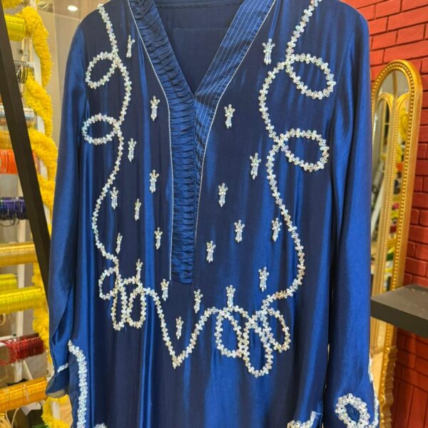 3-PC Silk Stitched Dress